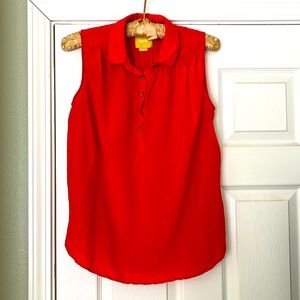 Maeve Anthropologie silk top Small